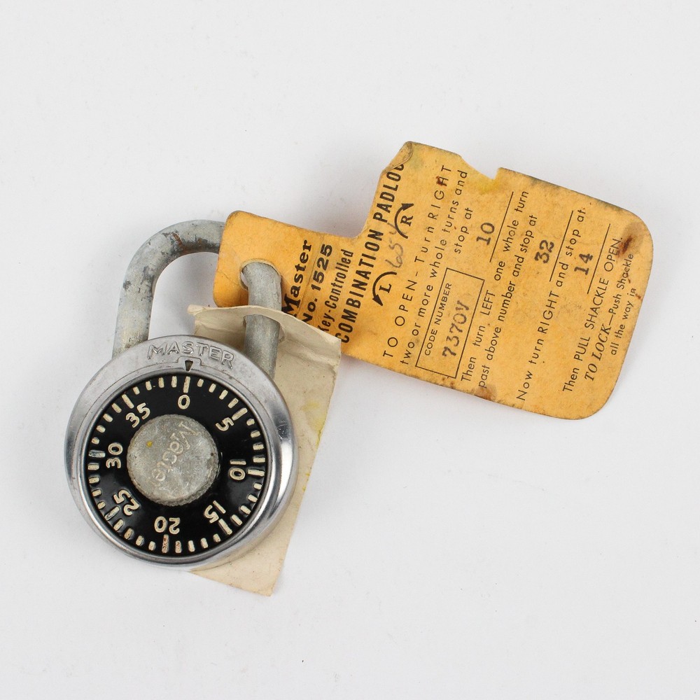 VTG Master Lock Co. Padlock with Combination