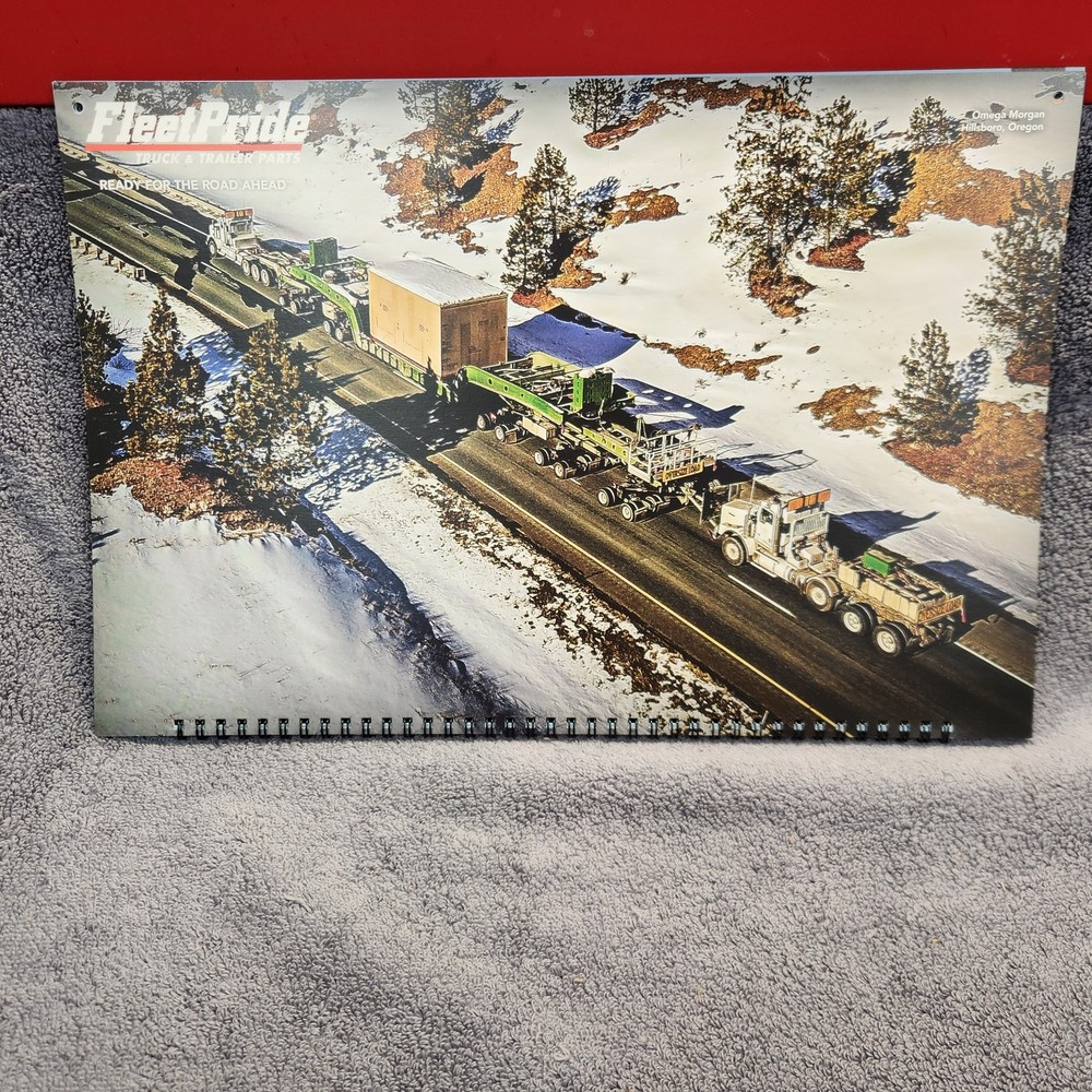 Fleetpride 2019 Calendar. Tractor Trailers. Excellent Condition.