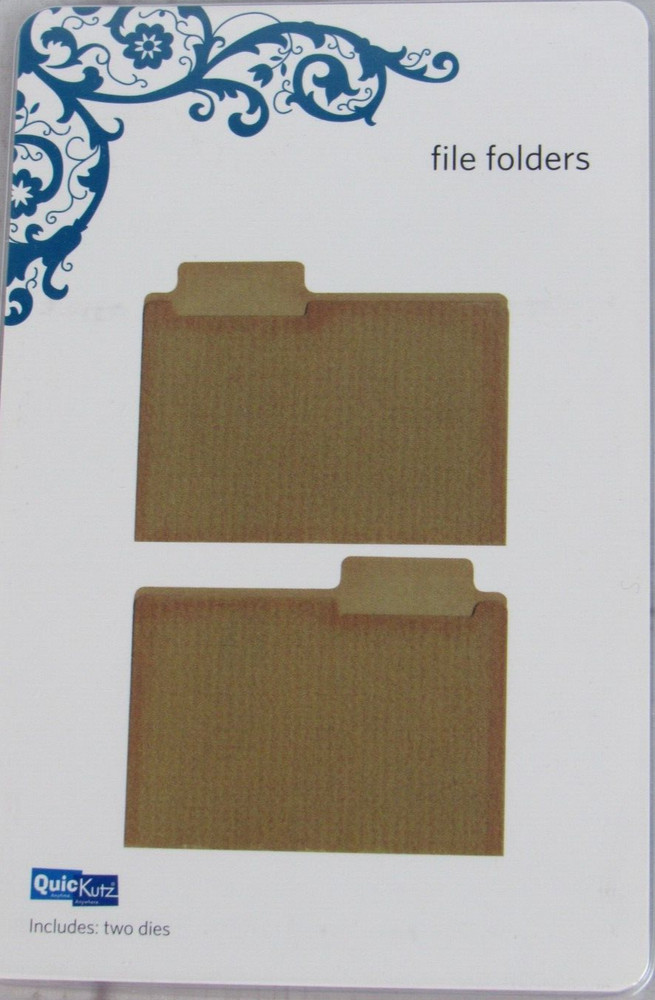 QuicKutz File Folders 4x4, 2 Cutting Die Set REV-0041