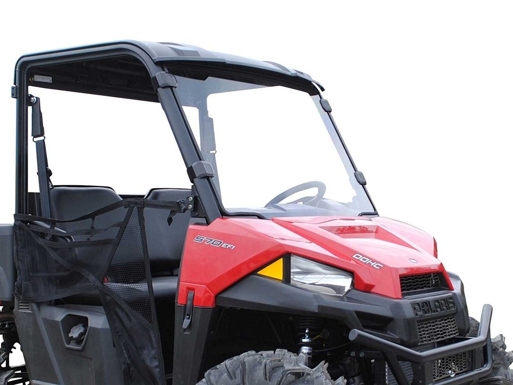 SuperATV Scratch Resistant Full Windshield for Polaris Ranger ETX (2017+)