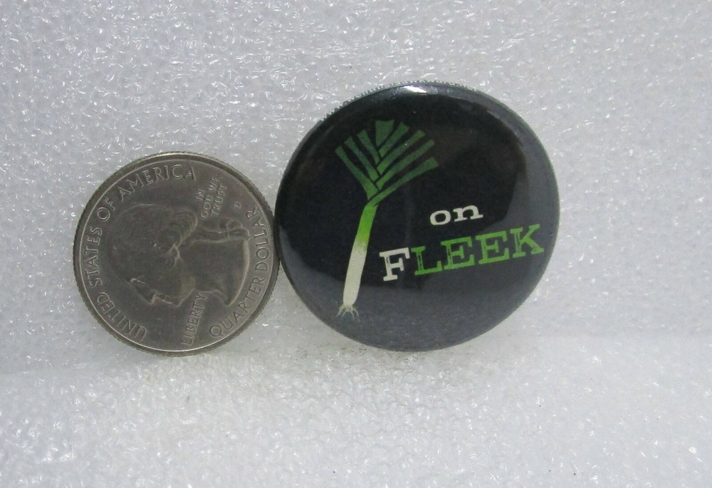 On Fleek Button Pin