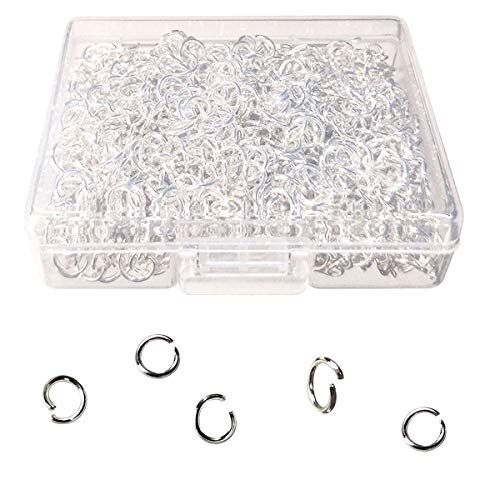 1000 Pcs Silver Plated Jump Rings Split Circle Clasp 5mm gold
