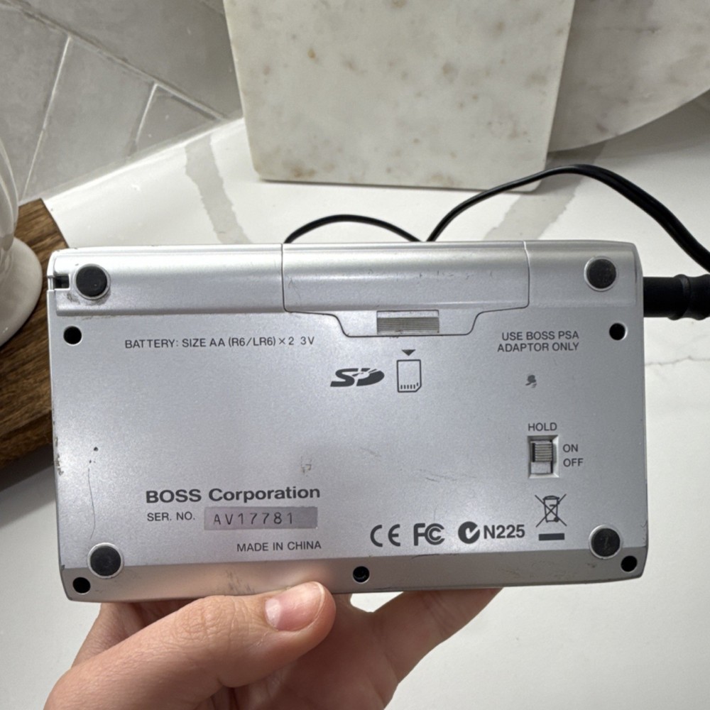 BOSS Micro BR Digital Recorder w/ Power Adapter – Untested Portable Multitrack