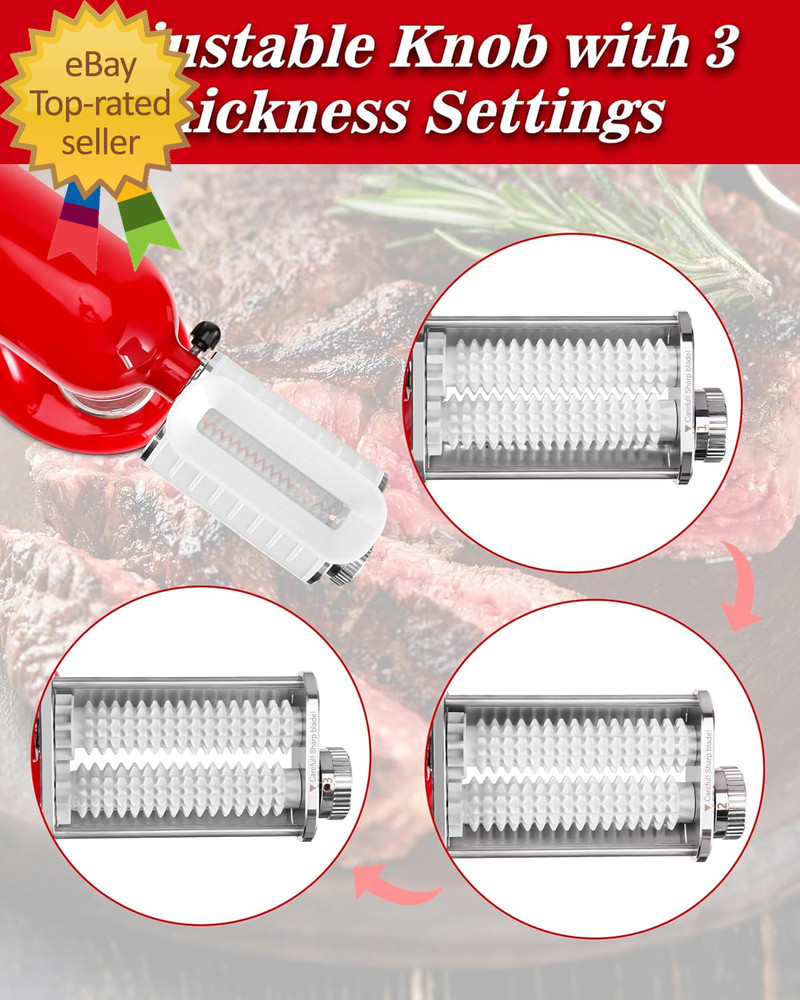 Meat Tenderizer Attachment for Kitchenaid, Tenderizer Machine for Kitchen Aid &