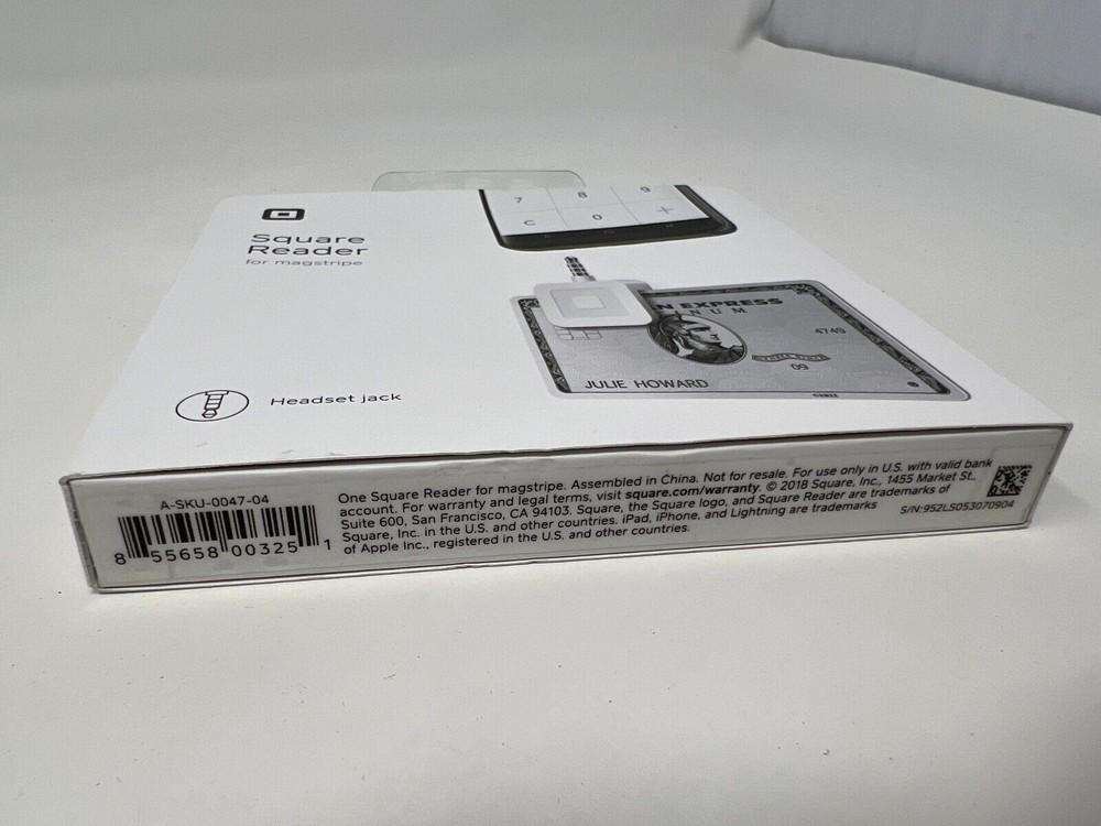 Square Credit Card Reader for iPhone, iPad and Android