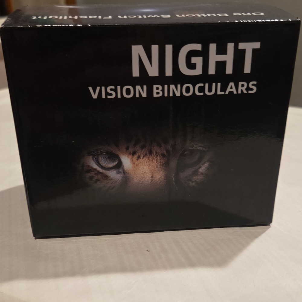 Black Night Vision Binoculars LED 200-300M Range for Hunting