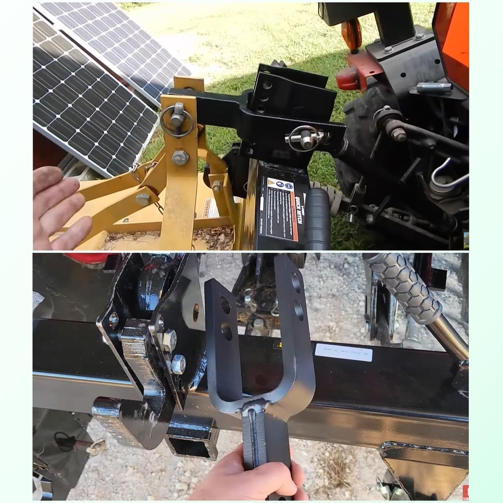 Multi-Function Quick Hitch Adapter for 3-Point Tractors - Lightweight Design