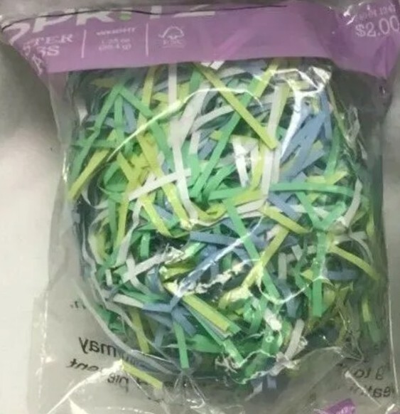 Spritz Multi-color Easter Grass 1.25 oz. Pkg NEW