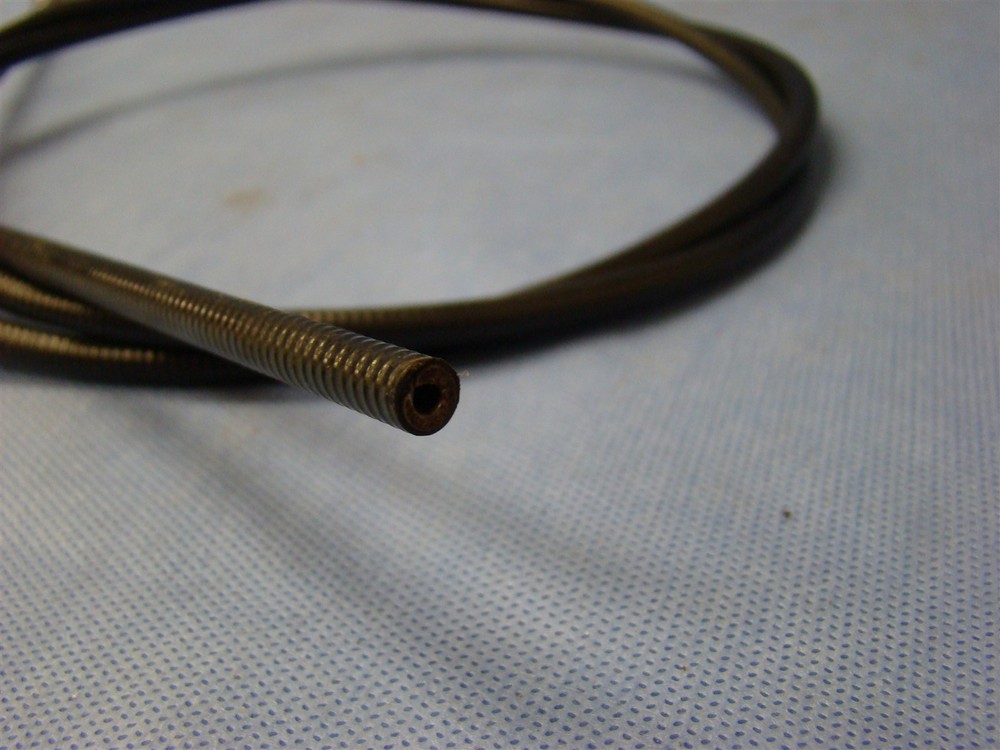 T Handle PULL Cable 60" 5 FT Choke Control Cable Universal CHROME Non Lock Braid