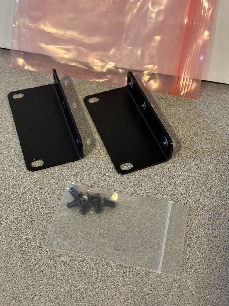 One pair of MITEL HX Controller Rack Ears with mounting screrws