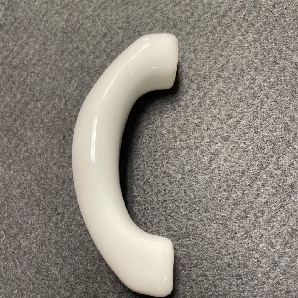 3" Tapered White Ceramic Pull
