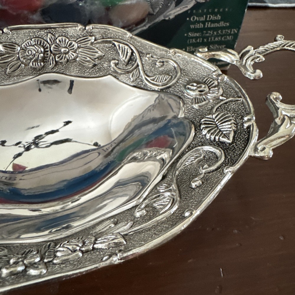 Vintage Silver-plated Footed Candy Dish
