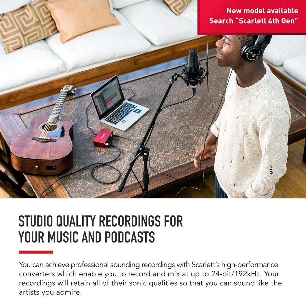 Portable & Professional Audio Interface – Scarlett Solo