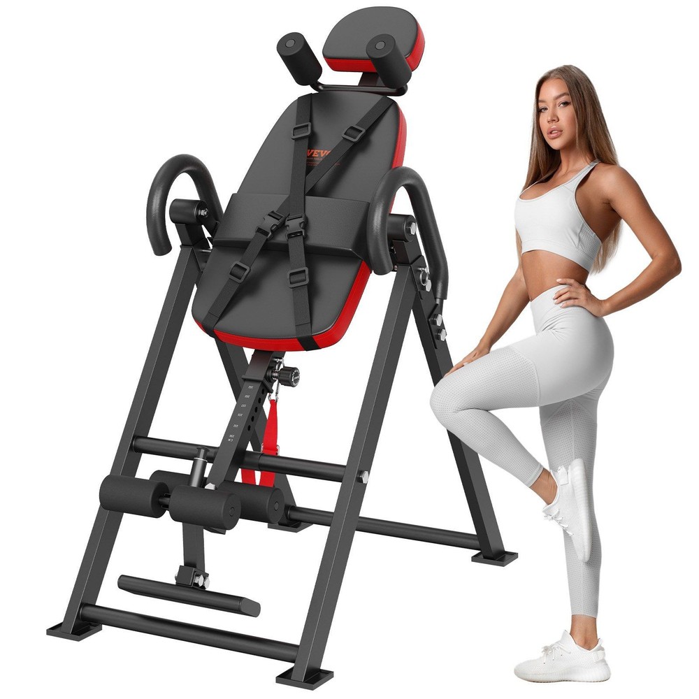 Inversion Therapy Table 330lb Capacity Foldable Adjustable Bench