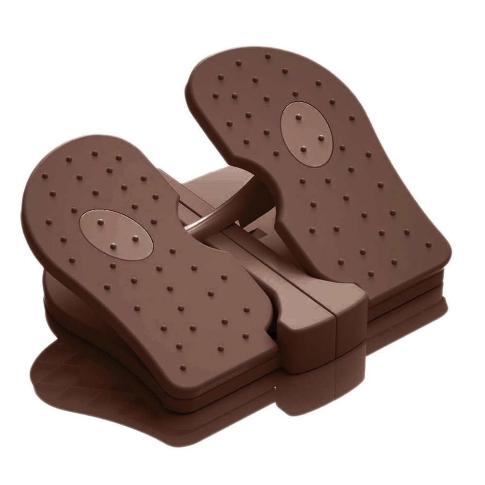 Mini Foldable Leg Exerciser Portable Foot Pedal Exercise Machine Under Desk S...