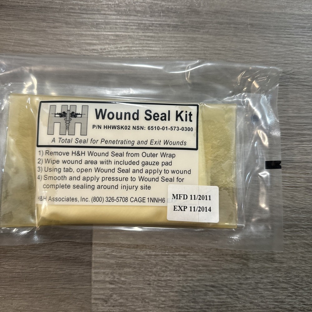 H & H WOUND SEAL KIT, U.S. ISSUE *NEW*
