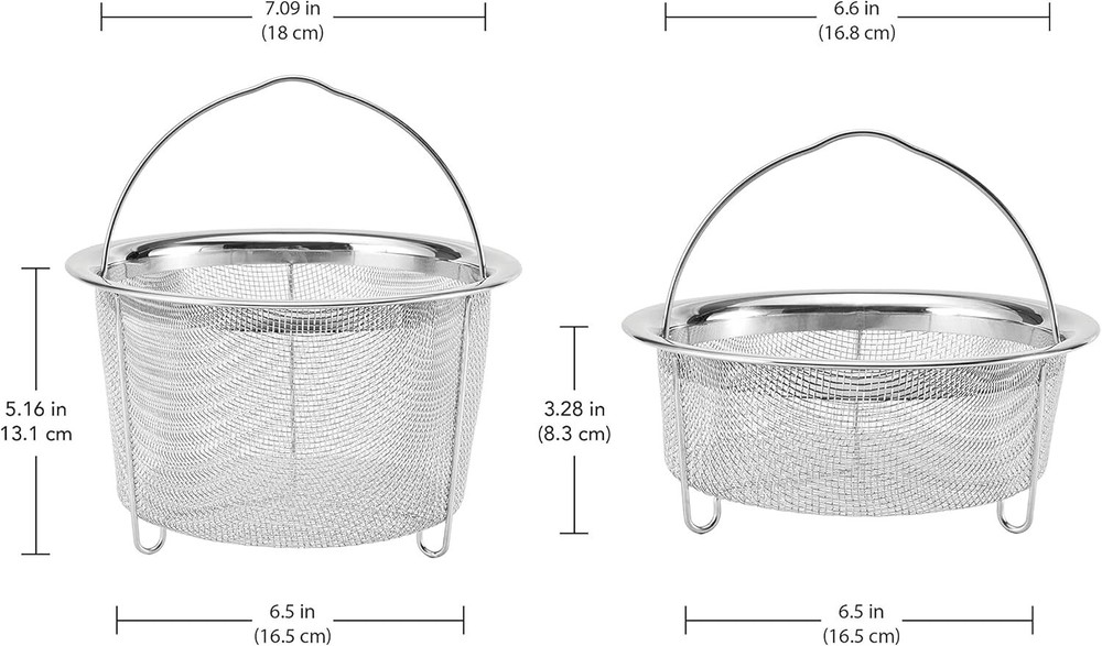 Instant Pot Official Mesh Steamer Basket Set