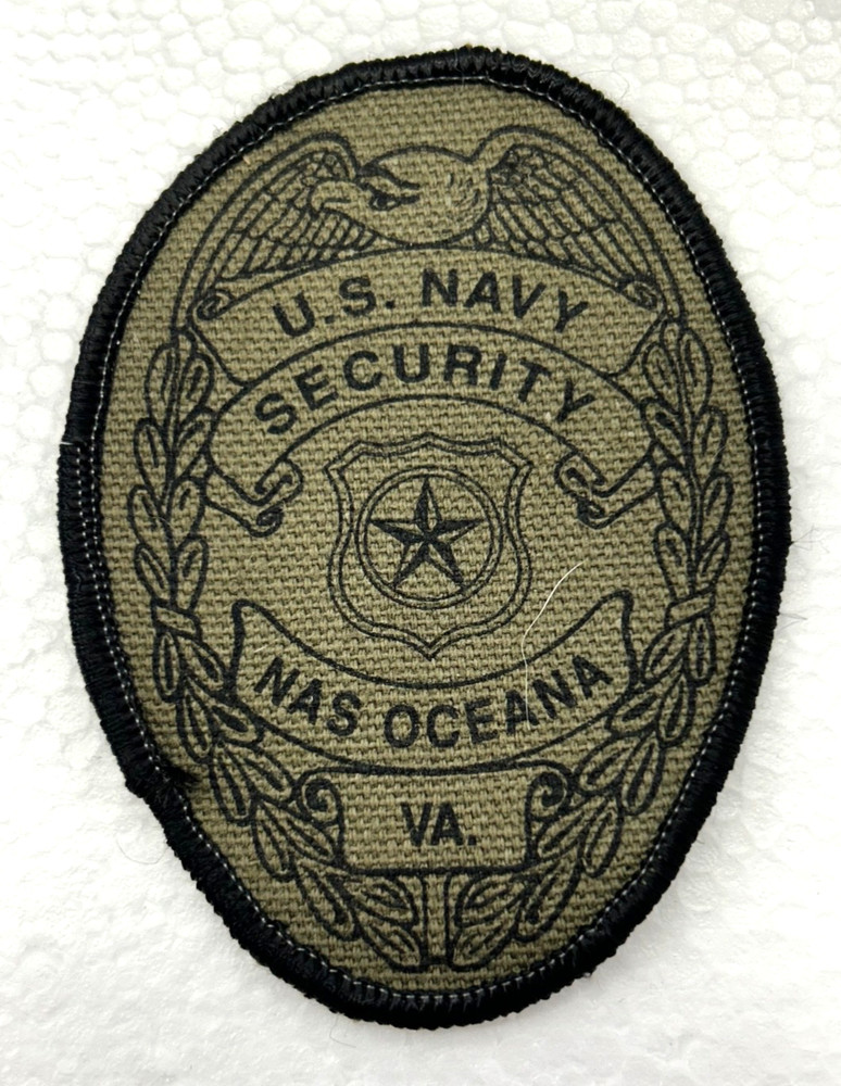 US Navy Security NAS Oceana Patch