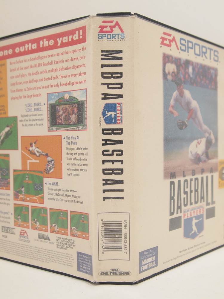 MLBPA Baseball Case (SEGA Genesis) Authentic BOX ONLY