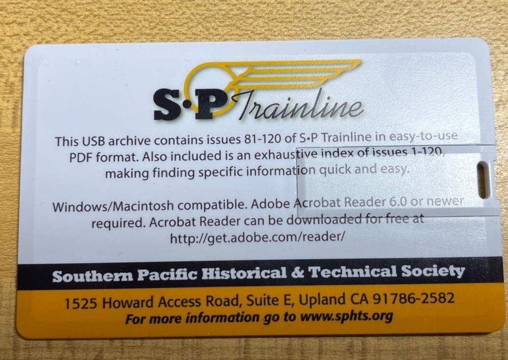 SP Trainlines Archive Volume 3 USB. Just Released.