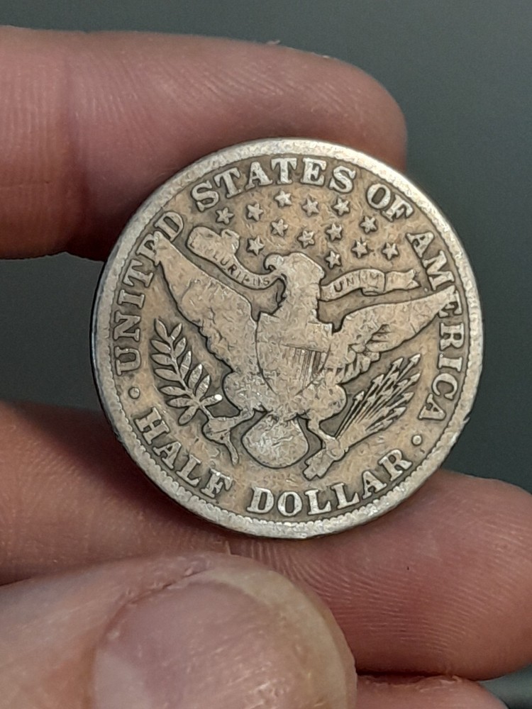 1911- P Barber Half Dollar