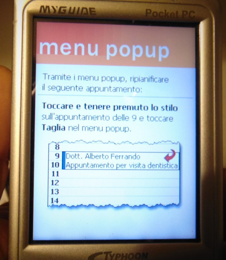 PALMARE - TYPHOON MYGUIDE 3500 - WORKING