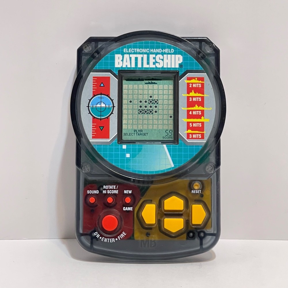 1995 Milton Bradley Battleship Electronic Handheld Game Tested Works