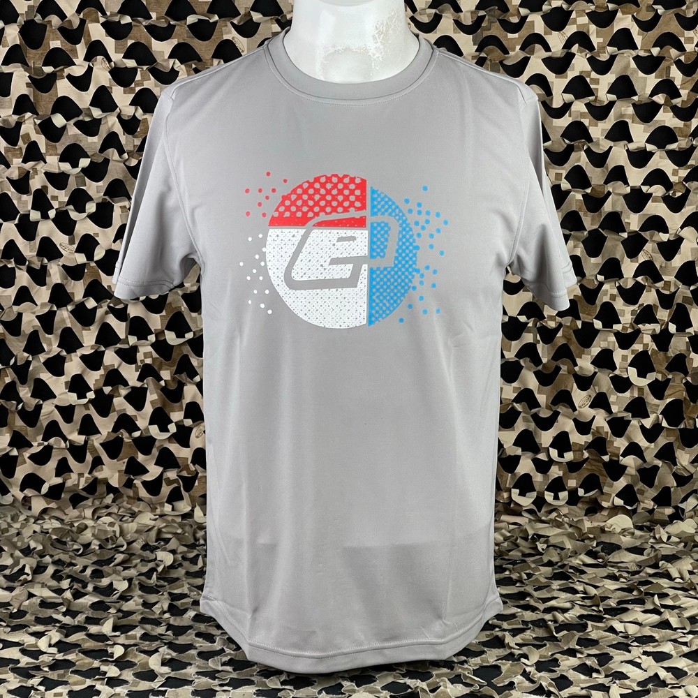 NEW Planet Eclipse Split Men's T-Shirt - Grey - Large