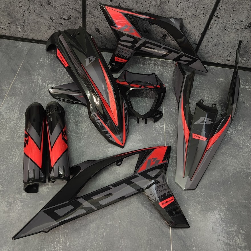 Plastics + Graphics applied Beta RR 2020 2021 2022 decals stickers