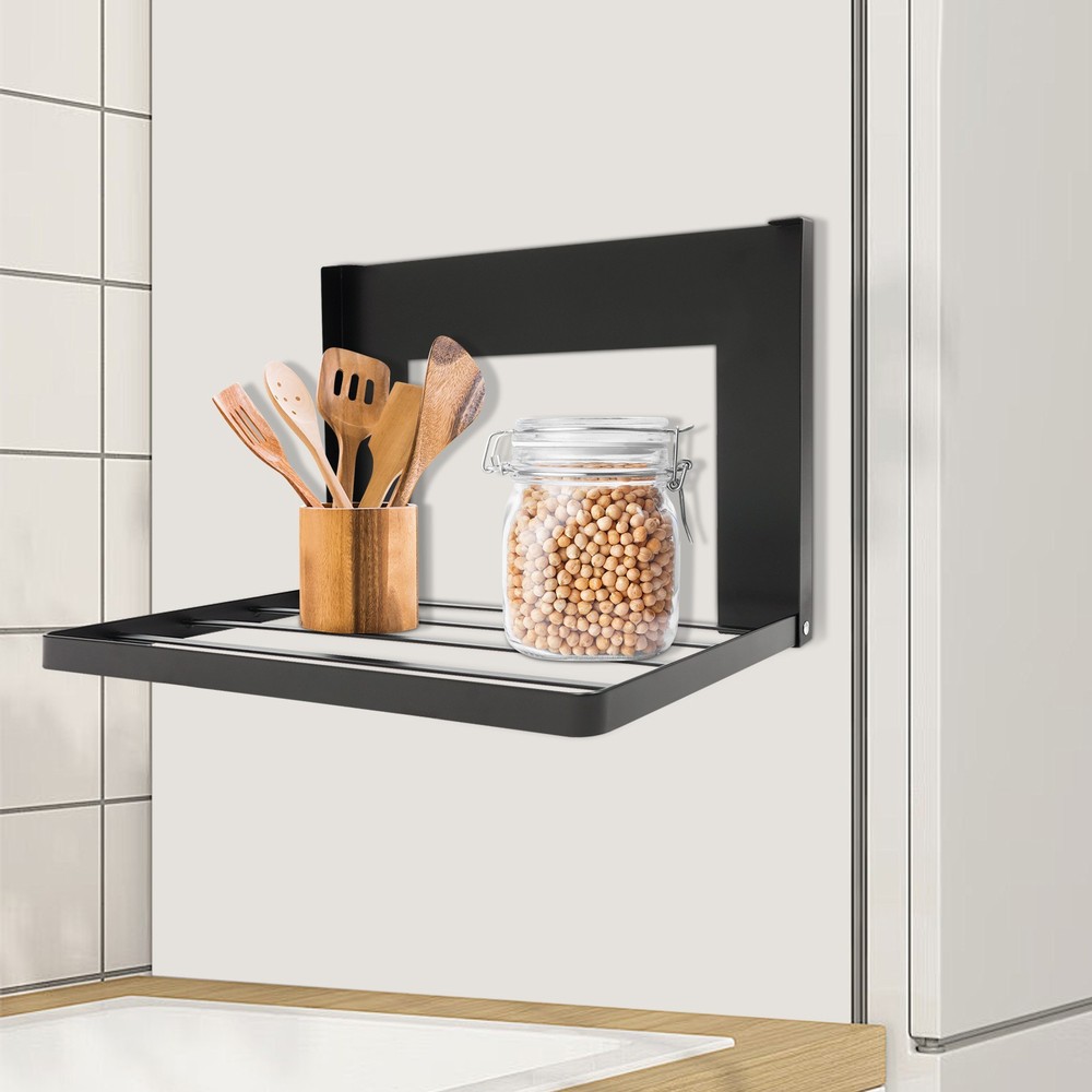 Durable Magnetic Folding Shelf, Magnet Rack Mount on Washing Machine/Fridge