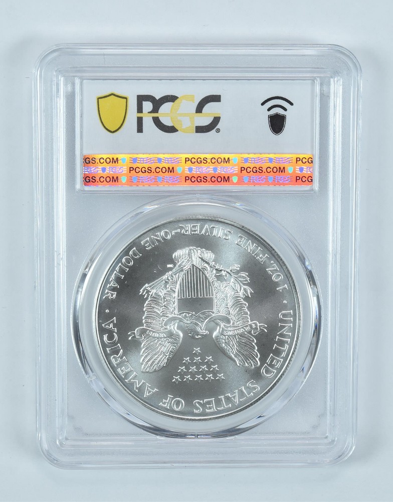 1995 American Silver Eagle MS70 PCGS Blue Label