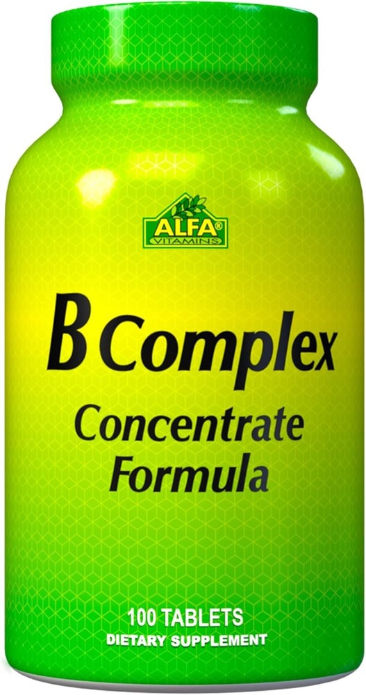 ALFA VITAMINS B Complex Formula - Daily Nutritional Supplement - B Vitamins for