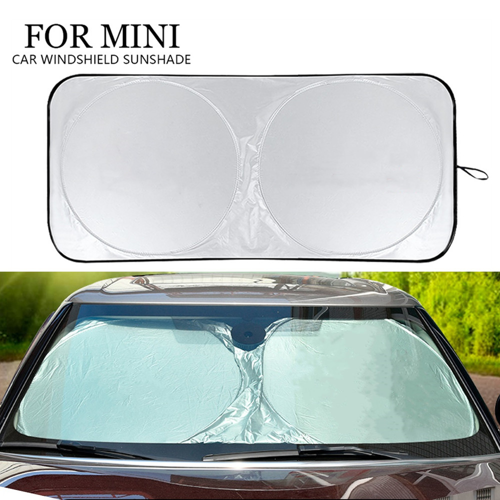 Fit Mini Copper Accessories Front Windshield Sun Shade Universal UV Block Visor