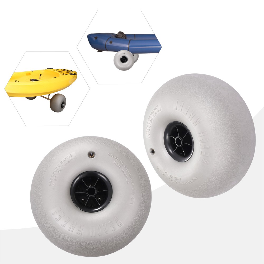 2 Pack Replacement Balloon Wheels Beach Sand Tires Balloon Wheels 16"