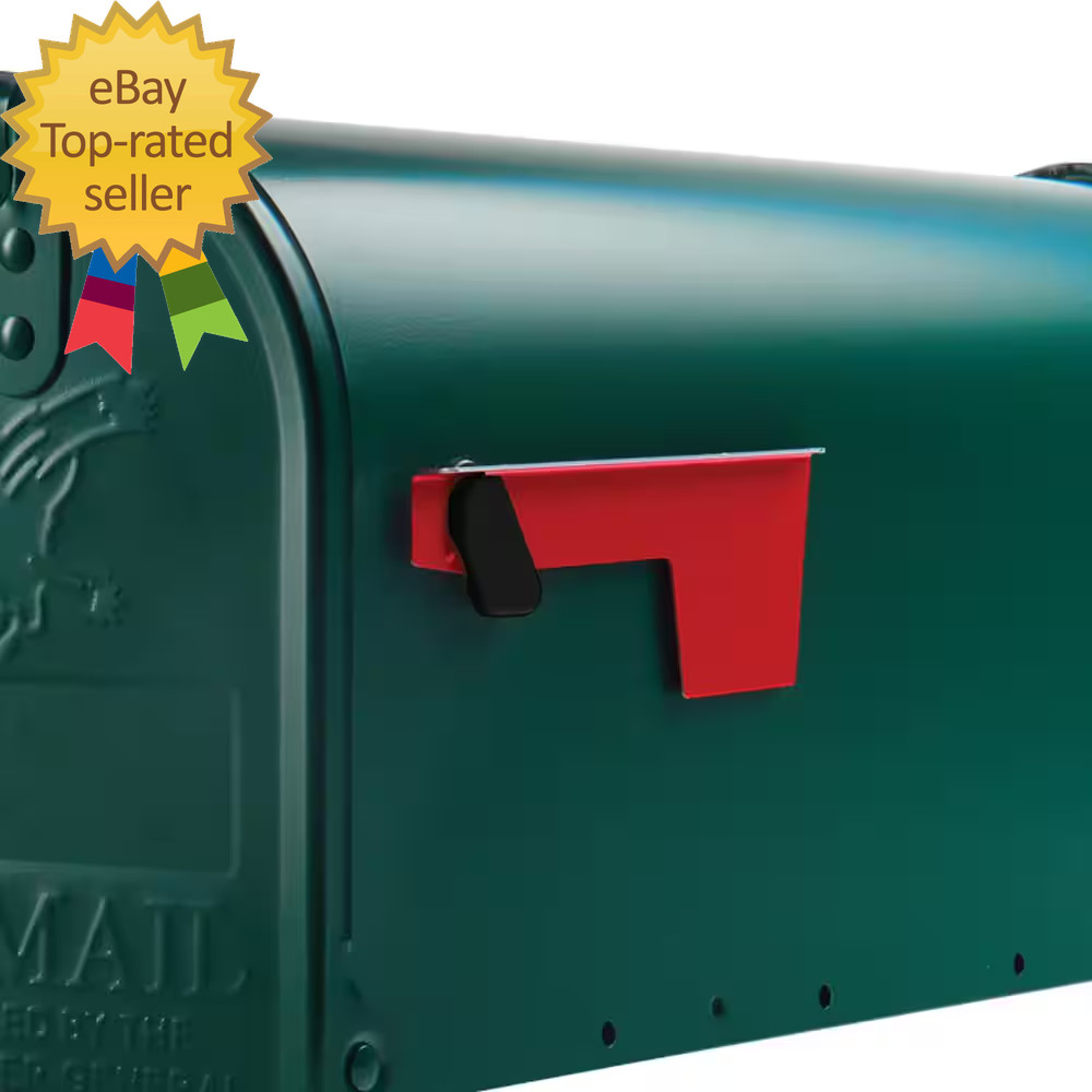 Replacement Aluminum Mailbox Flag Kit, Red