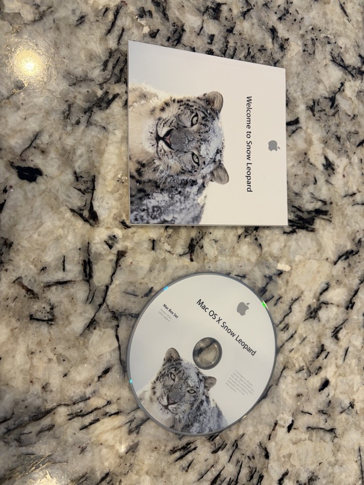 Apple Mac Box Set Mac OS Snow Leopard, IWork, ILife