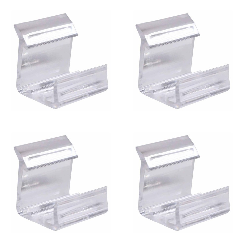 Sliding Mirrored Closet Door Catch - 4 Pack