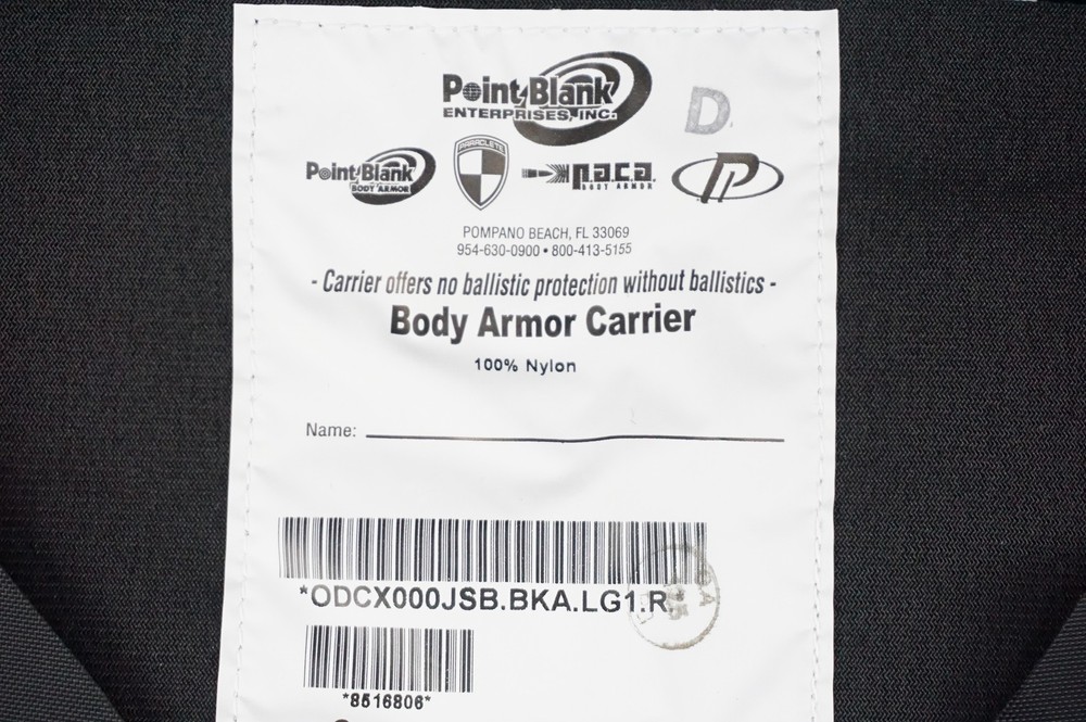 Point Blank ODCX000JSF Tactical Carrier With Pockets NO PLATES