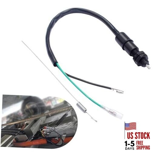 1 PC Rear Brake Light Switch Wire, 14.96 Inches Tail Light Switch with Spring