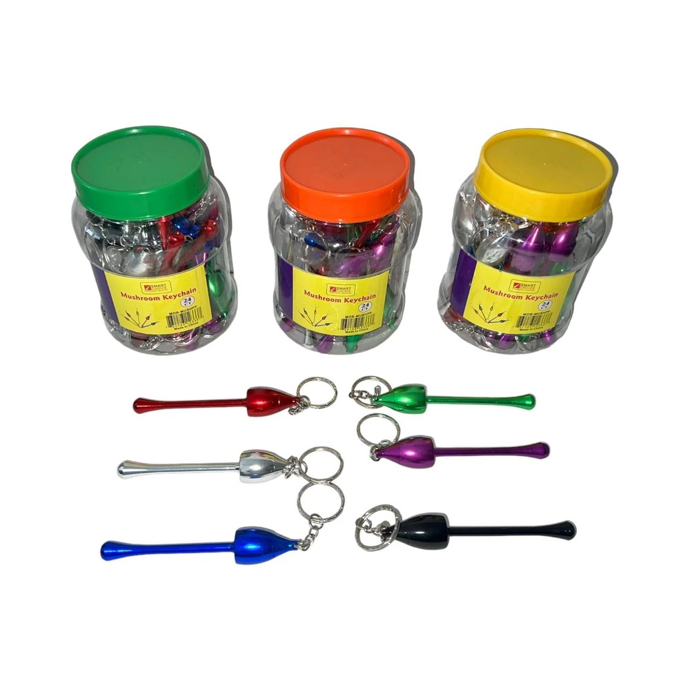 Mushroom Keychain 24ct Jar