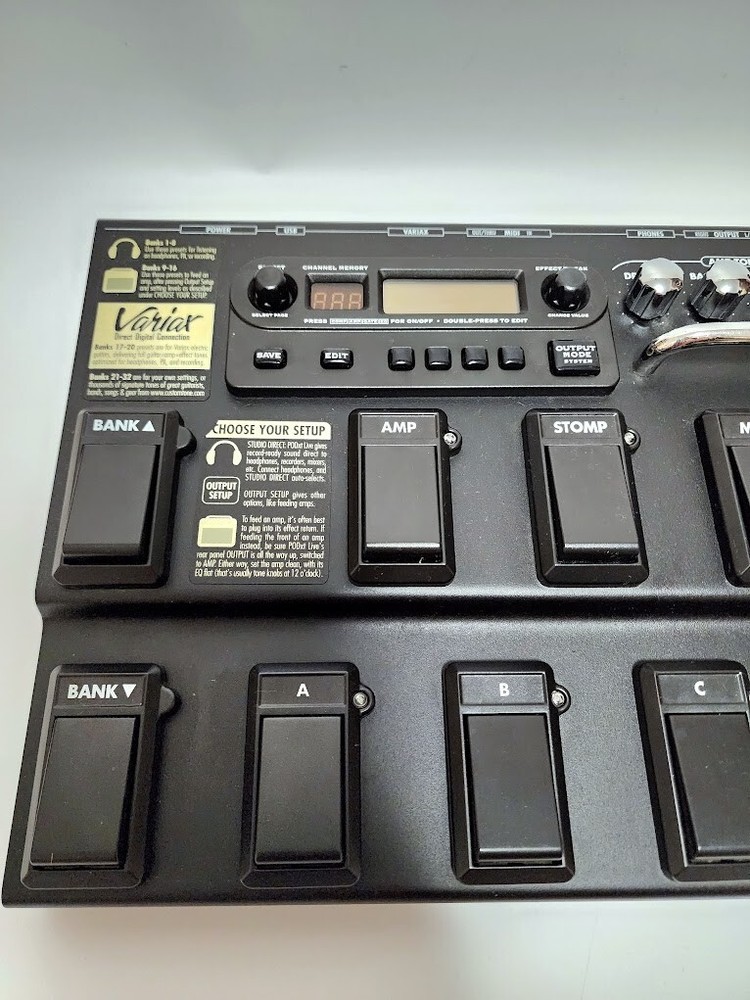 Line 6 Pod XT Live Multi-Effects Guitar Effect Pedal