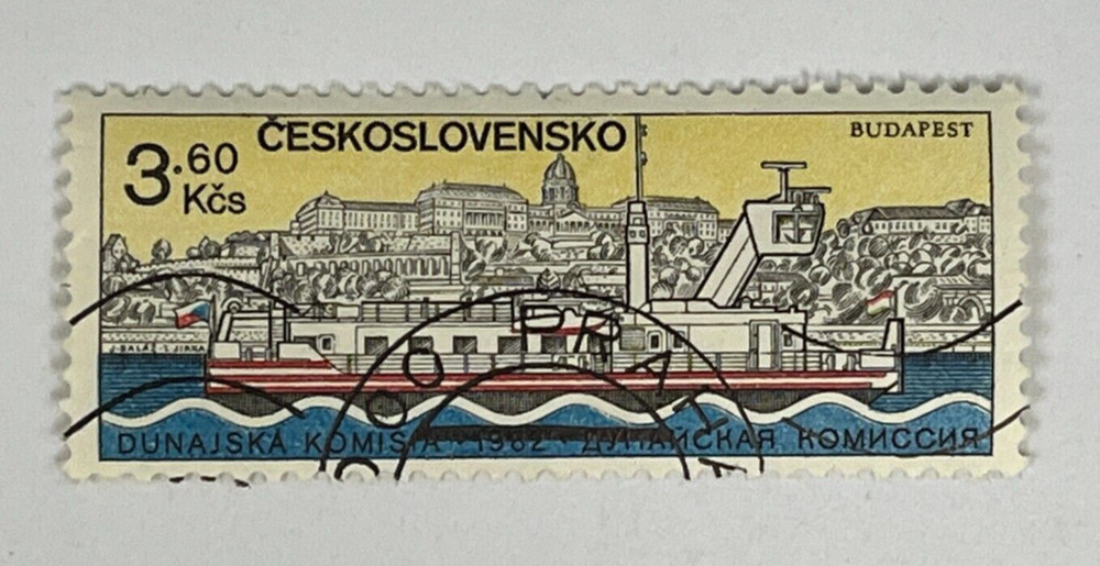 Czechoslovakia 3.60 kcs Stamp - Budapest (Used) X41