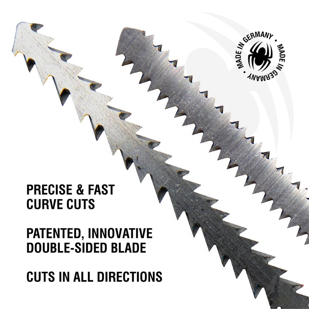 20-Piece Jig Blade Set Multi-Material Spyder 300091