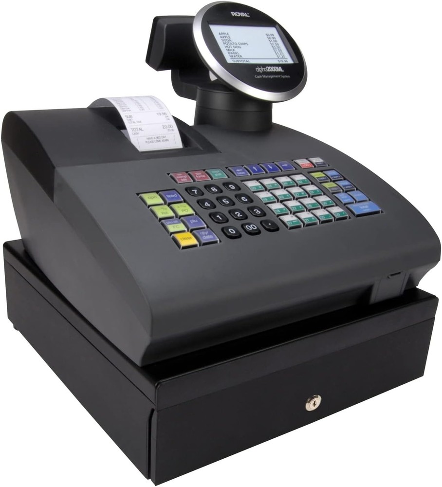 Royal 89396T 2000ML Electronic Cash Register
