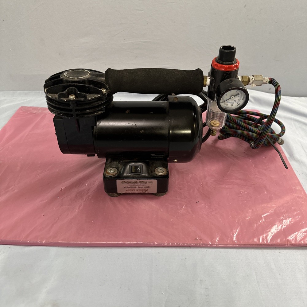 Airbrush City 111MC Mini Airbrush Portable Compressor.