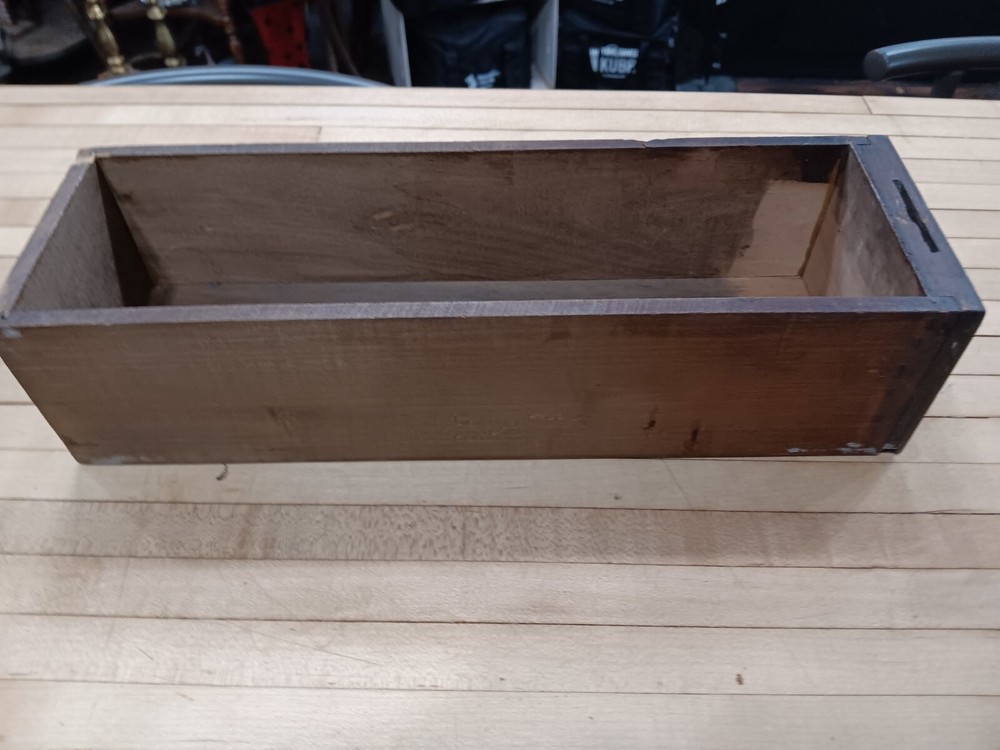 002 Antique Wooden Sewing Machine Drawer – Rustic Primitive Storage