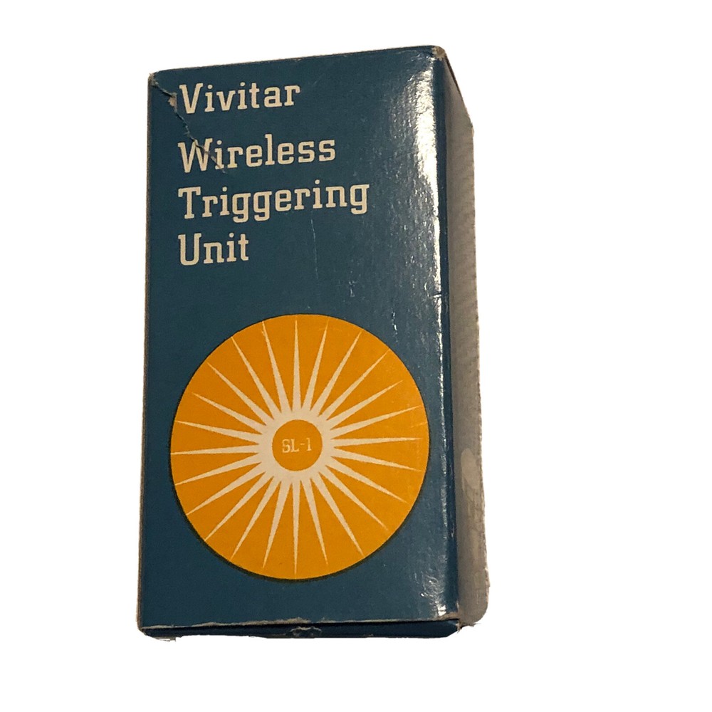 VIVITAR SL-1 WIRELESS CAMERA FLASH TRIGGERING UNIT W/ Case+Manual