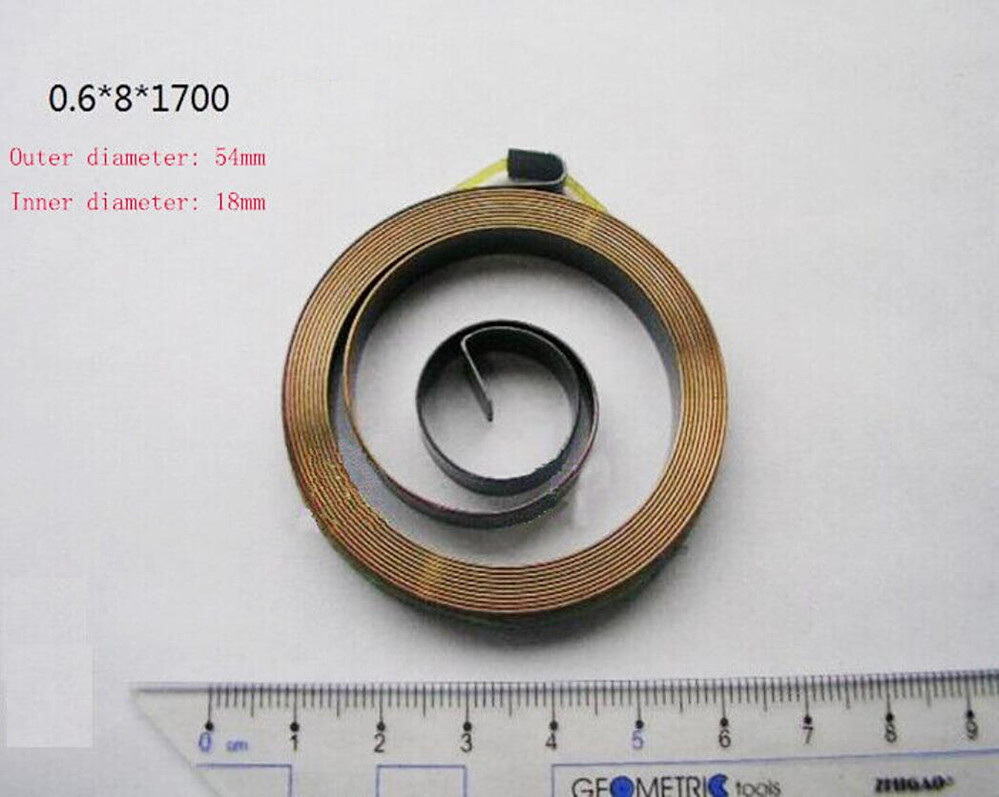 Milling Machine Part Spring Bench Swirl Spring For Drilling Milling Grinder Tool