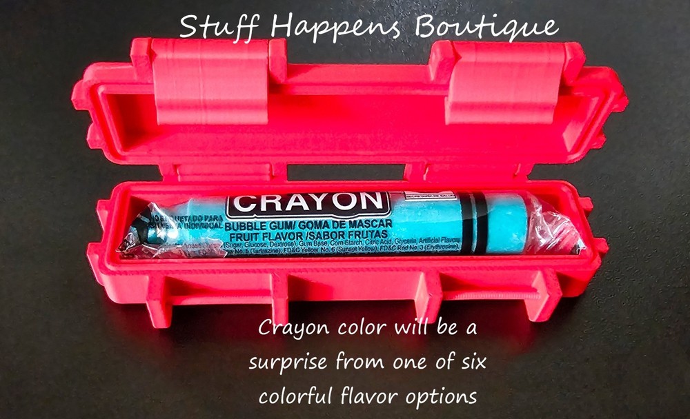 Red USMC Tactical Gum Ration Box - 3D Printed Box