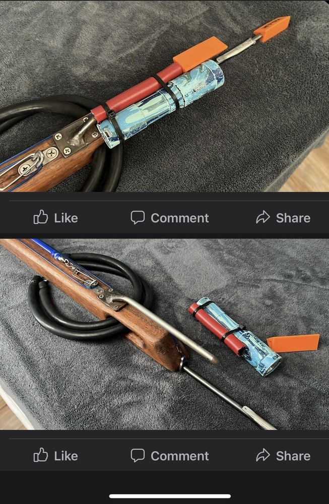 spearfishing Light Holder